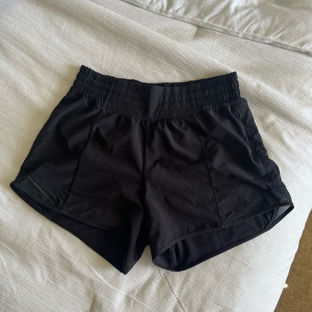 Lululemon Size 4 Black Shorts